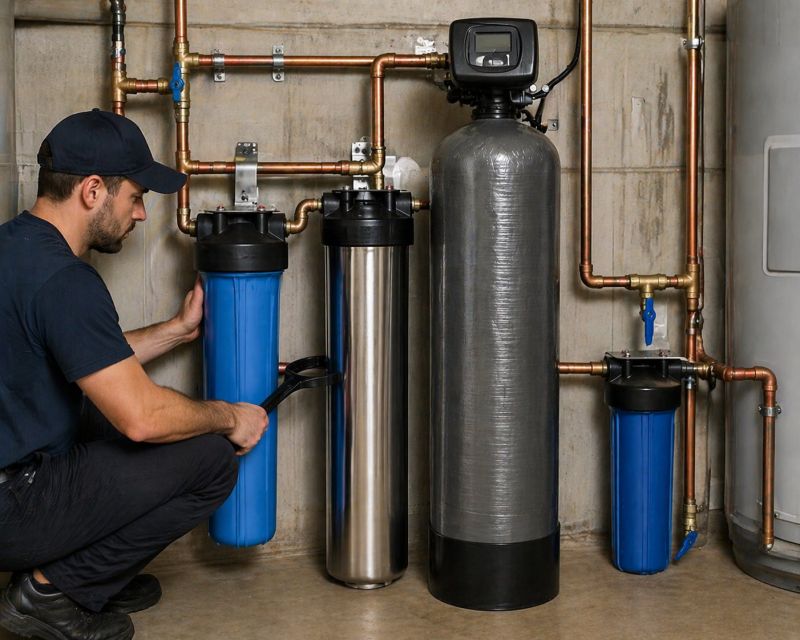 Water Filtration Installation in Raleigh, NC